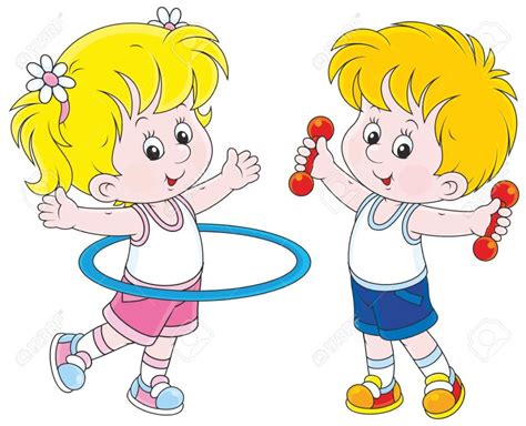 Vaikai sportuoja darželio sporto salėje