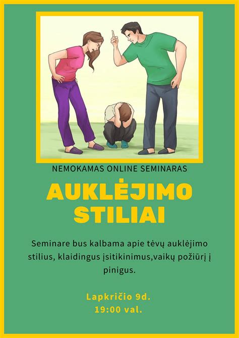 Schema apie bendro tėvų auklėjimo principus