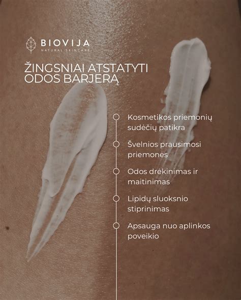 sudėties komponentai, kurie puoselėja blakstienas