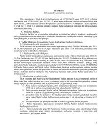 Santuokos sutartis ir turto dalybos schema