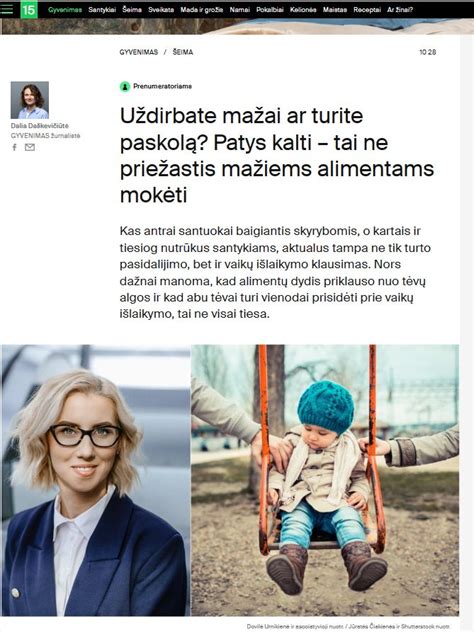 Vaiko išlaikymo dydžio nustatymo principai