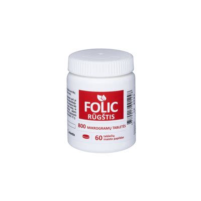 folio rugstis vaisingumui