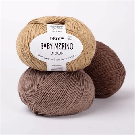 Artimas DROPS Baby Merino siūlų pavyzdys
