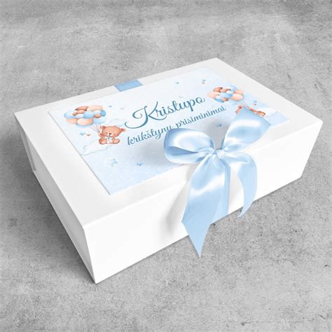 Personalizuota krikštynų prisiminimų dėžutė