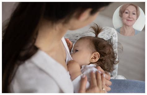 Žindymo konsultantė su mama ir kūdikiu