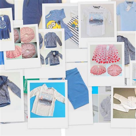 Vaikiškų drabužėlių asortimentas