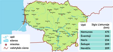 Žemėlapis su nurodytais naujaisiais adresais Prienų rajone