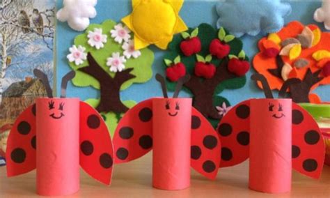 Teminiai darbeliai iš tualetinio popieriaus ritinėlių