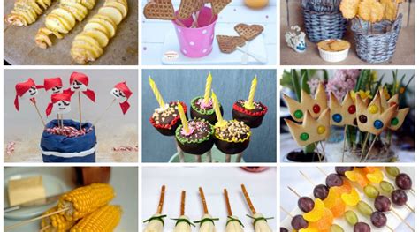 Užkandžiai ant pagaliuko vaikų gimtadieniui