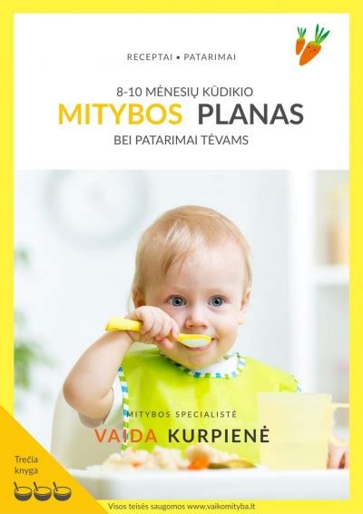8 mėnesių kūdikio mitybos pavyzdys