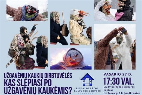 Vaizdas su Užgavėnių kaukių pavyzdžiais