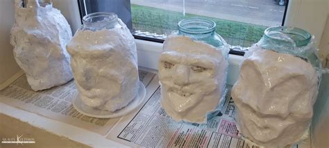 papjė mašė kaukės gamyba