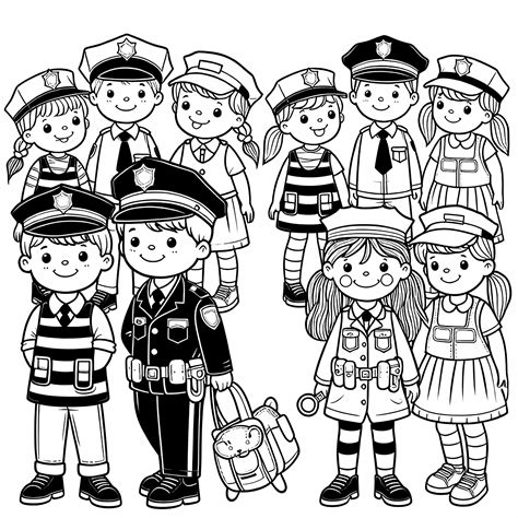 vaikai karinėse uniformose