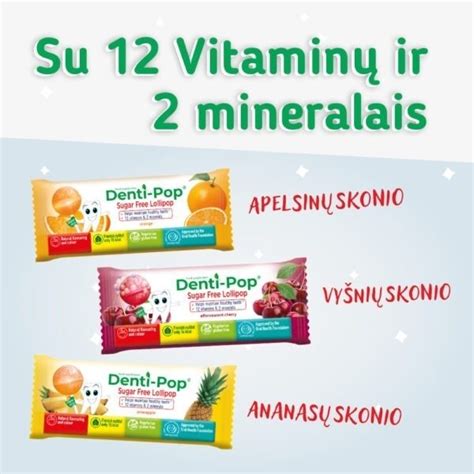 schemą su svarbiausiais vaikams reikalingais vitaminais ir mineralais