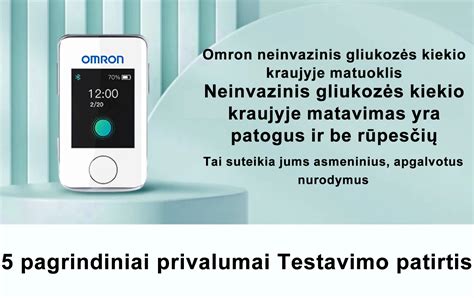 Gliukozės matuoklis ir juostelės