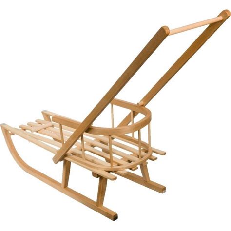 vaikiškos medinės rogės su atlošu