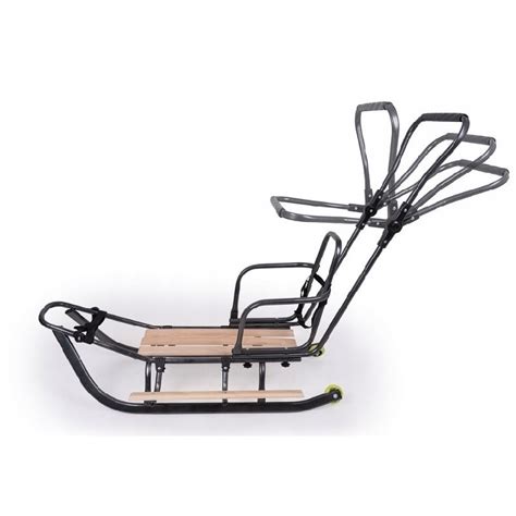 sniego rogės su metaliniais bėgeliais