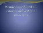 schematinis antibiotikų veikimo principas