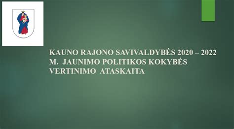 Savivaldybių jaunimo politikos įgyvendinimas