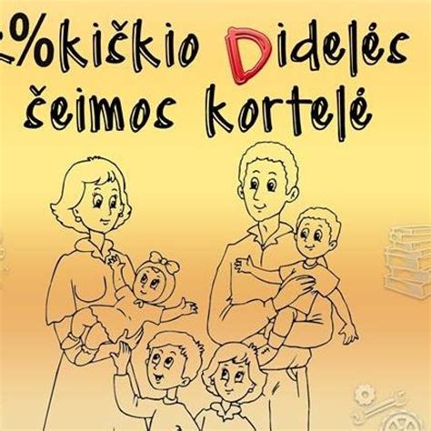 Daugiavaikės šeimos kortelė