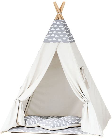 Vaikiška tipi palapinė interjere
