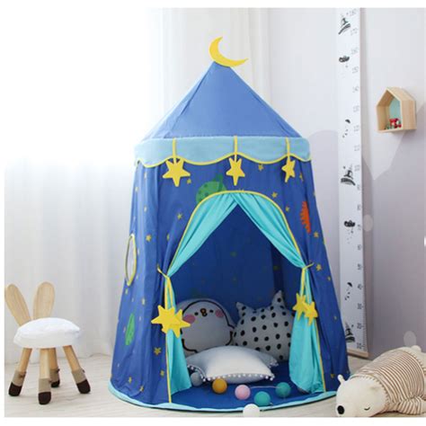 Vaikiška palapinė-namelis pilies formos