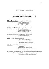 Šeimos šventės planavimas