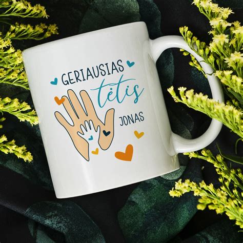 Personalizuotas puodelis su užrašu 