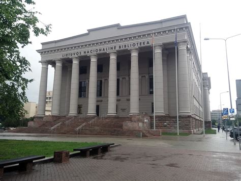 Nacionalinės Martyno Mažvydo bibliotekos pastatas Vilniuje