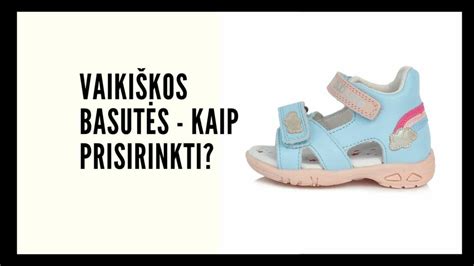 vaikiškų basučių spalvos