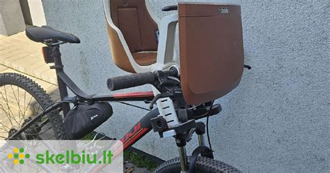 Vaikiškos dviračio kėdutės tvirtinimas ant vairo