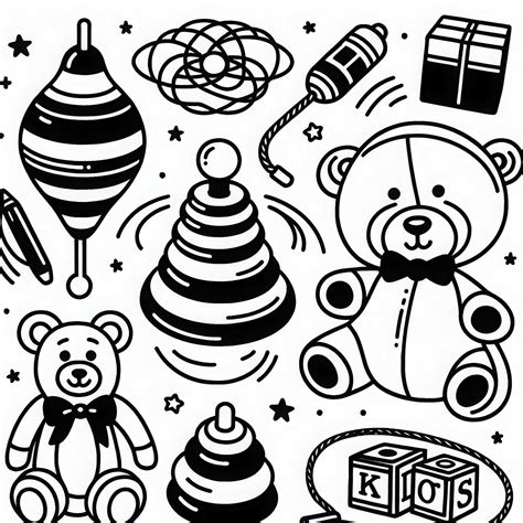 Simbolinis žaislų paveikslėlis