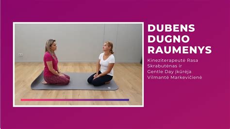 Dubens dugno raumenų svarba ir pratimai