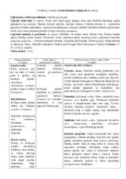 ikimokyklinio ugdymo veiklos