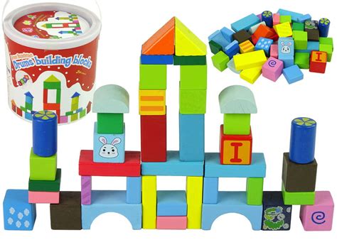 Medinių kaladėlių rinkinys vaikui