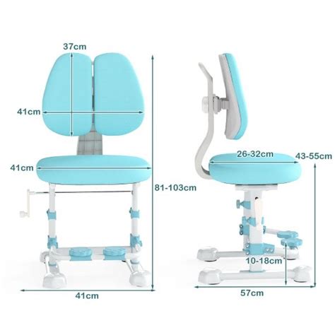 Ergonomiška mokyklinė kėdė su reguliuojamu aukščiu