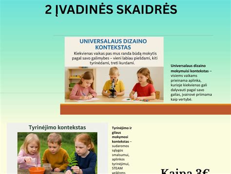 Infografika: Ugdymo(si) kontekstų tipai