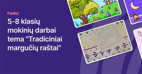 Mokinių darbai gamtos tema