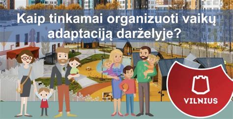 Schema, iliustruojanti adaptacijos procesą darželyje