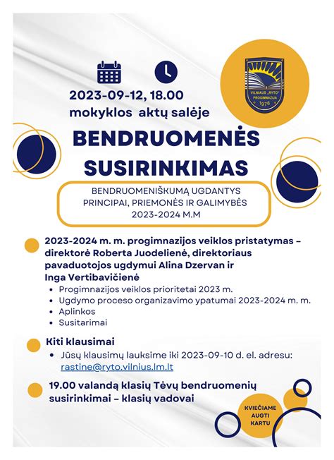 Darželio bendruomenės susirinkimas