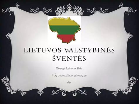 Lietuvos valstybinės šventės