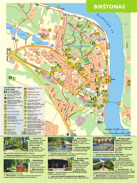 Žemėlapis su Birštono savivaldybės ugdymo įstaigomis