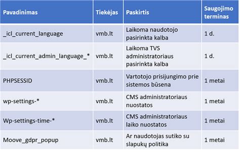 Slapukų politika ir vartotojo privatumas