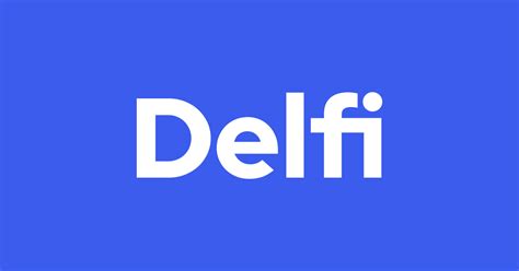 DELFI logotipas su vaikų piešiniais