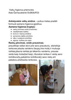 higienos reikalavimai vaikų globos namuose