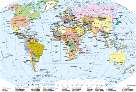 Žemėlapis su pažymėtomis šalimis, kur albinosai yra labiausiai pažeidžiami