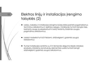 schemą su batuto saugos elementais