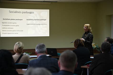 Socialinės globos įstaigų darbuotojų mokymai