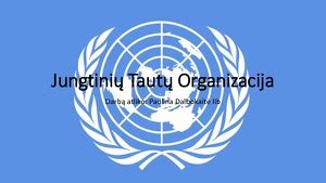 Jungtinių Tautų logotipas