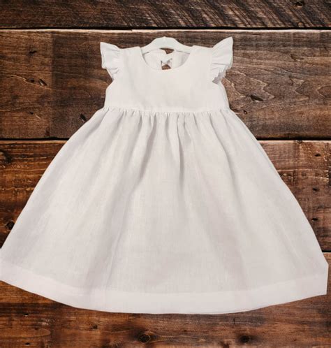 lininė suknelė mergaitei